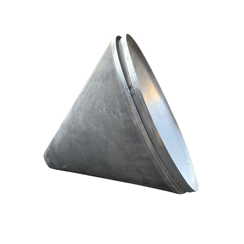 廠家直銷 碳鋼卷制焊接錐形封頭 加工定制大口徑厚壁錐形管件